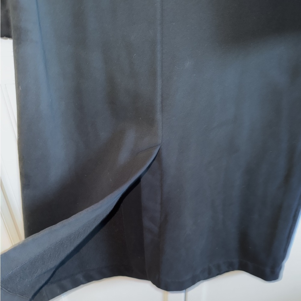 Vuori Restore Trench Coat Black Women's Longline Sz Large Lagenlook Minimalist - Picture 13 of 15